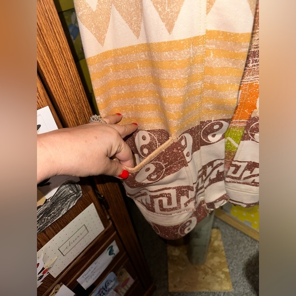 ☀️🧡💛🤎NWT URBAN OUTFITTERS DBG Open Front Jacket with pockets and hood - Picture 10 of 14